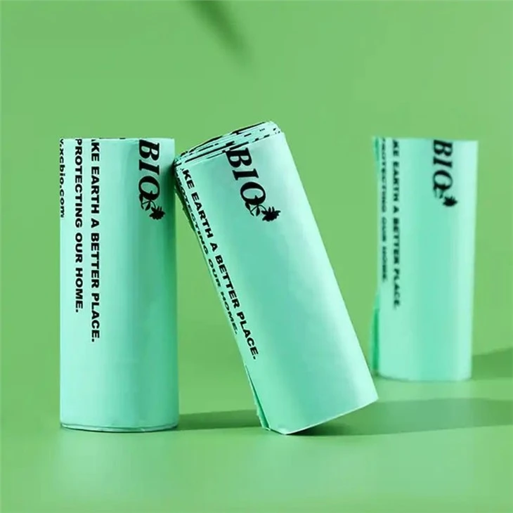 Customize 100% Bio Degradable Disposable Plastic Drawstring Kitchen Rubbish Bin Trash Garbage Bag